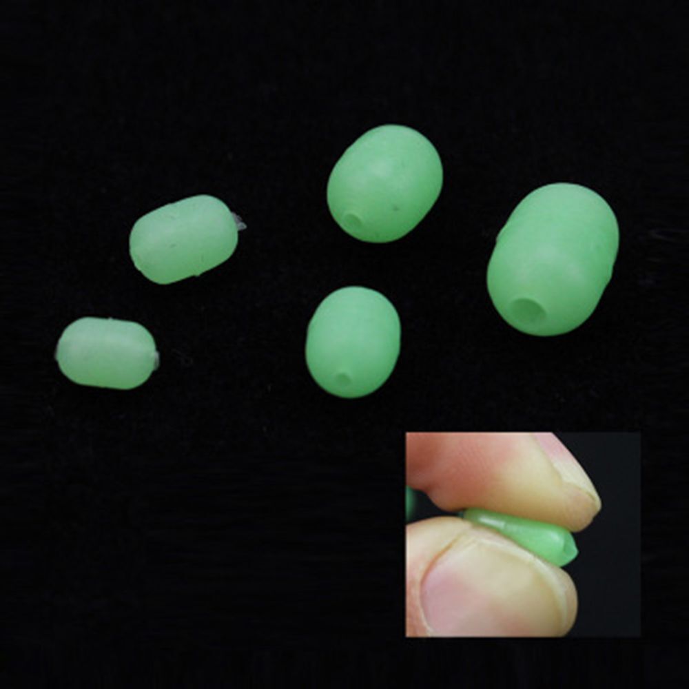 New Sea Plastic Fishing Soft Floats Beads Luminous Light Stoppers Glowing Balls
