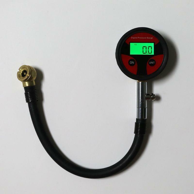 Ball Head Universal Tire Digital Pressure Gauge for Motor Car Bike Truck Tyre 4