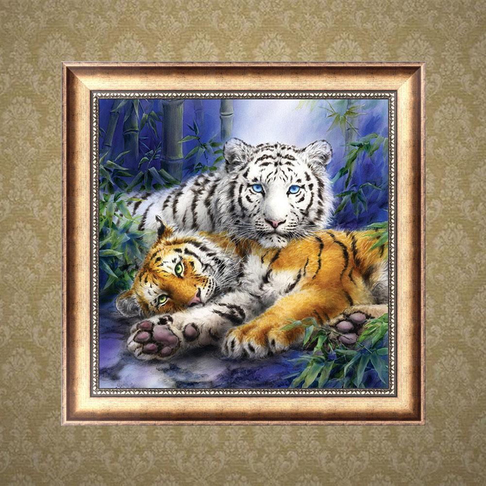 5D DIY Tiger Diamond Painting Embroidery DIY Craft Cross Stitch Home Decor