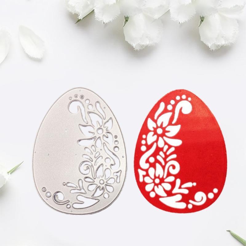 Easter Egg Cutting Dies Greeting Invitation Festival Blessing Cards Making Tools