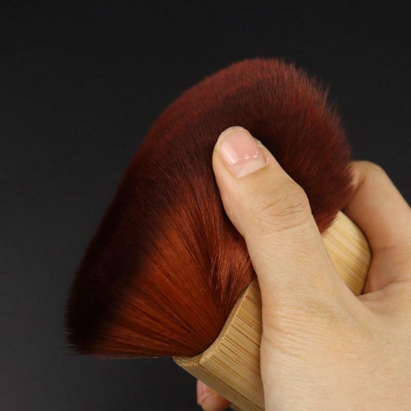 Barber Neck Duster Brush Soft Face Ear Neckline Cleaning Brush Salon Hairbrush