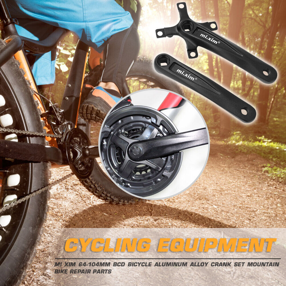 Mi Xim 64-104mm BCD MTB Bicycle Aluminum Alloy Crank Set Riding Equipment