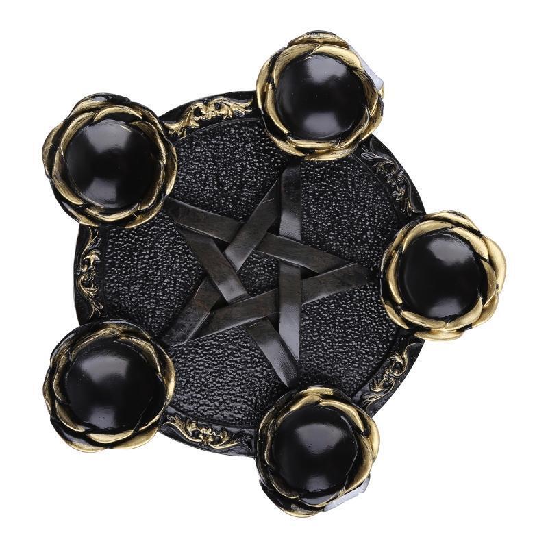 Altar Plate Divination Ceremony Candle Holder Astrology Pentacle Altar Plate