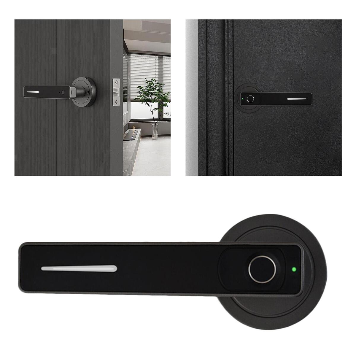 Fingerprint Door Digital Lock Smart Biometric Lock Anti-Theft Fits for Hotel
