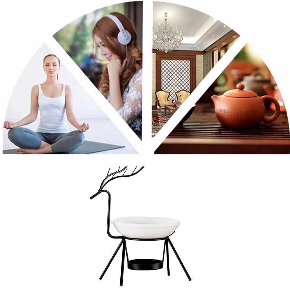 Tealight Holder Aroma Diffuser Aromatherapy Burner Essential Oil Lamp