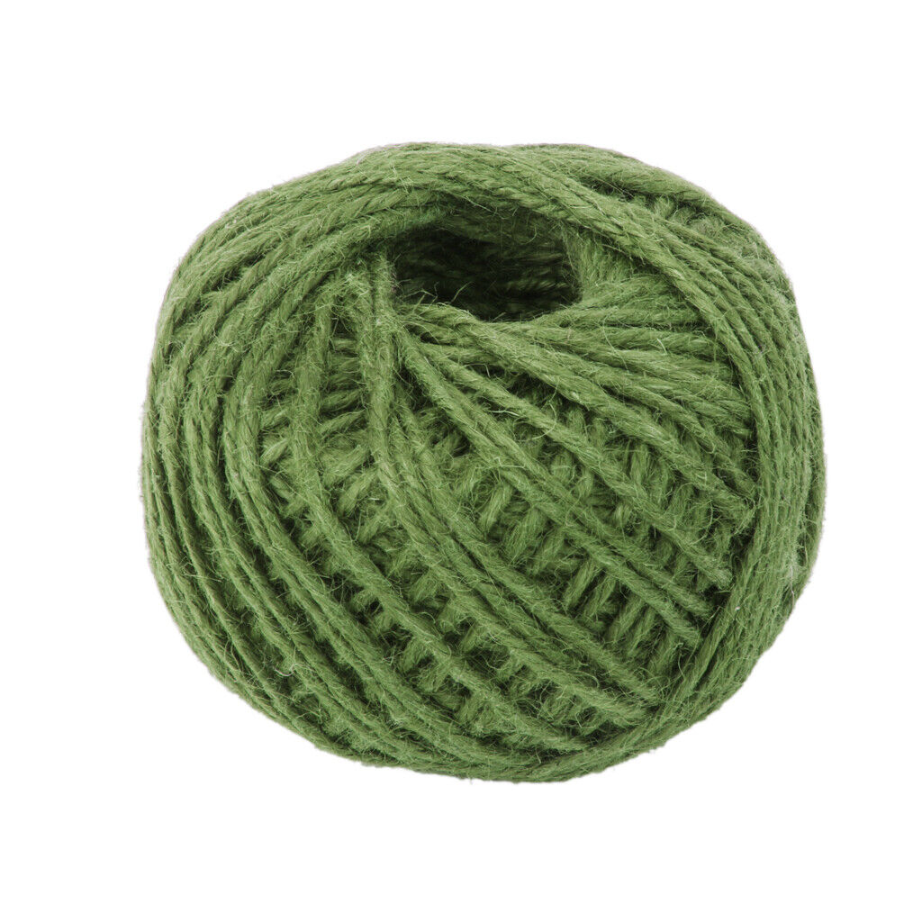 50M Jute Hessian Burlap Thread String Yarn Jute Butcher Twine Army