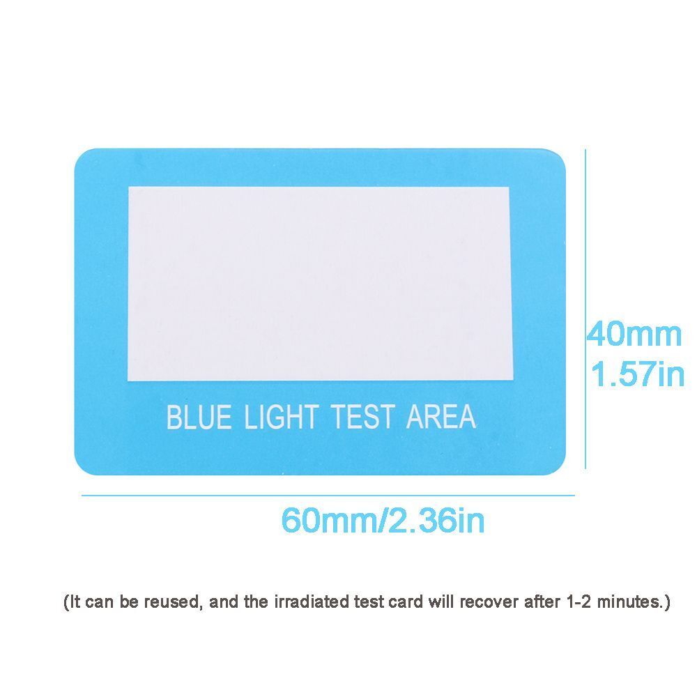 Generator Accessories Card UV Test Test Light Glasses Anti-Blue Light Test Card