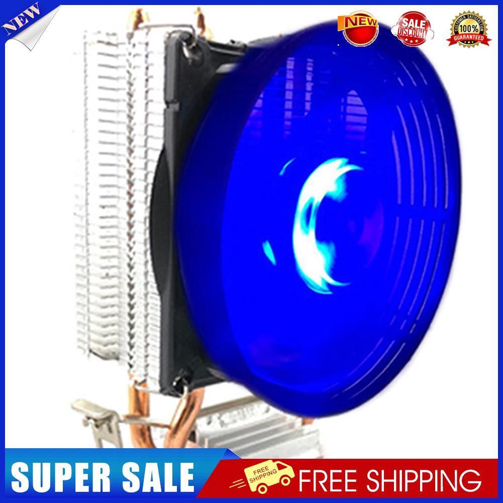 120mm 2 Heat Pipes CPU Cooler Cooling Fans Heatsink for LGA 775 1155 1156