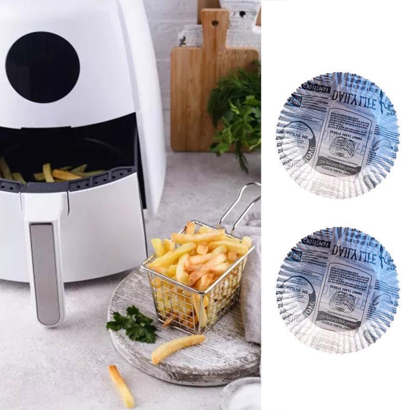 Baking Papers Air Fryer Paper Pad Waterproof Parchment for Roasting Microwave