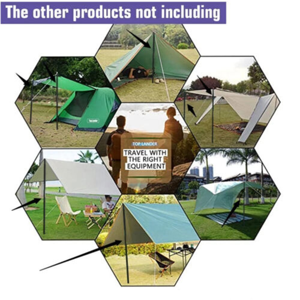 Accessories Tent Equipment Awning Bracing Rod Tent Poles Tent Canopy Tarp Pole