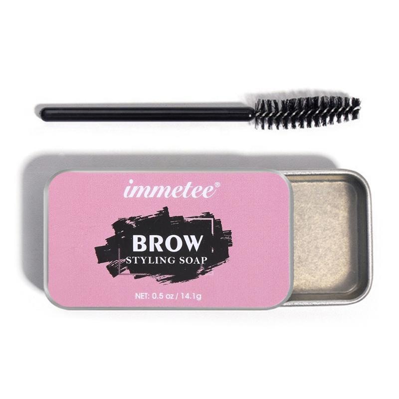 Eyebrow Soap Kit,Brows Styling Soap,Long Lasting Waterproof Smudge Proof