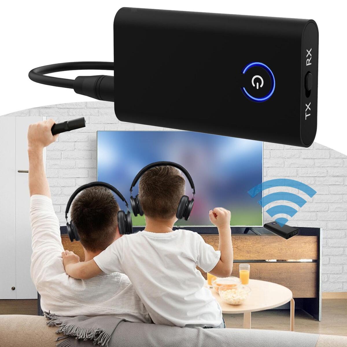 Portable 5.2 Transmitter Receiver USB Adapter Receiver for TV Speakers