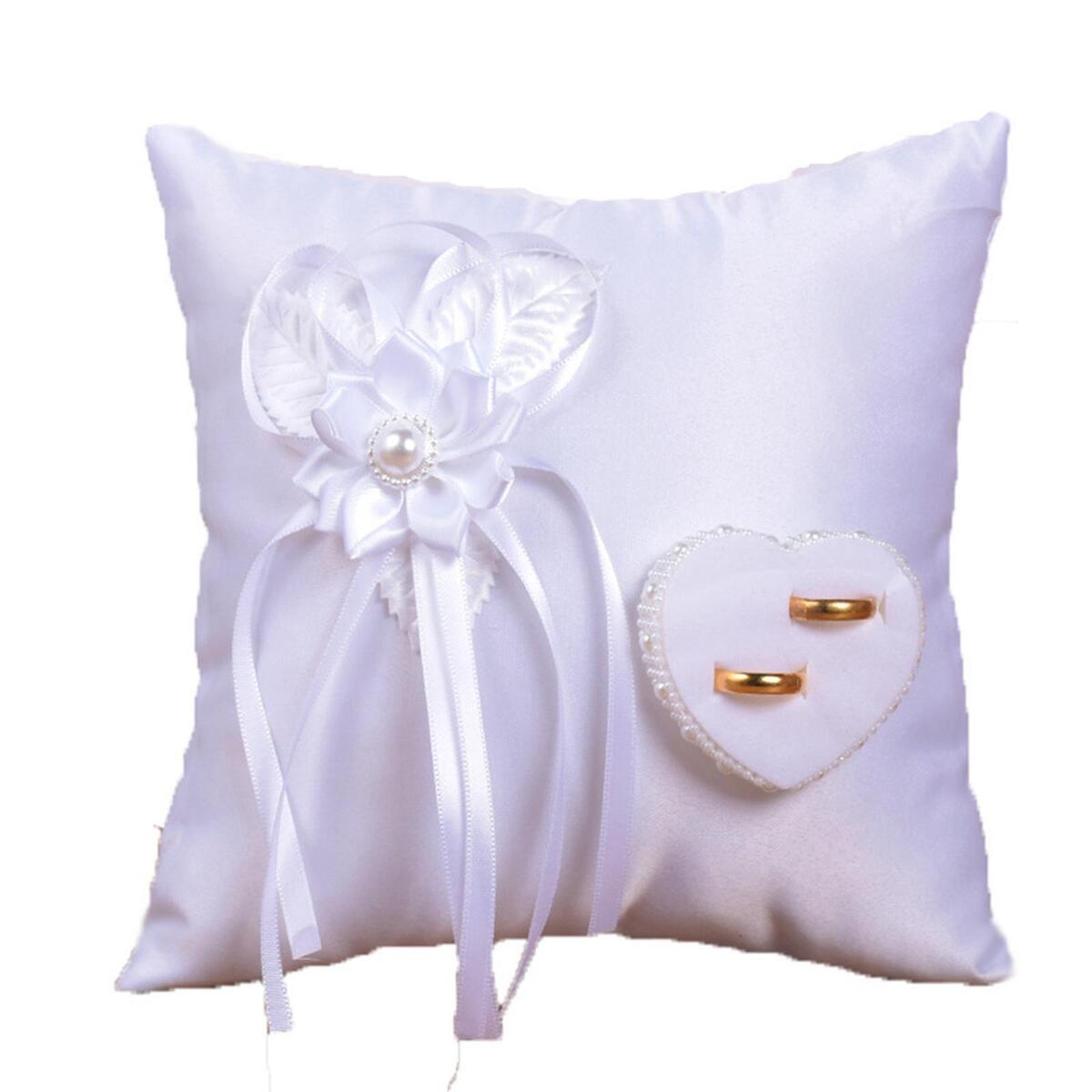 Rings Pillow Handmade Rings Bearer Cushion Rings Holder for
