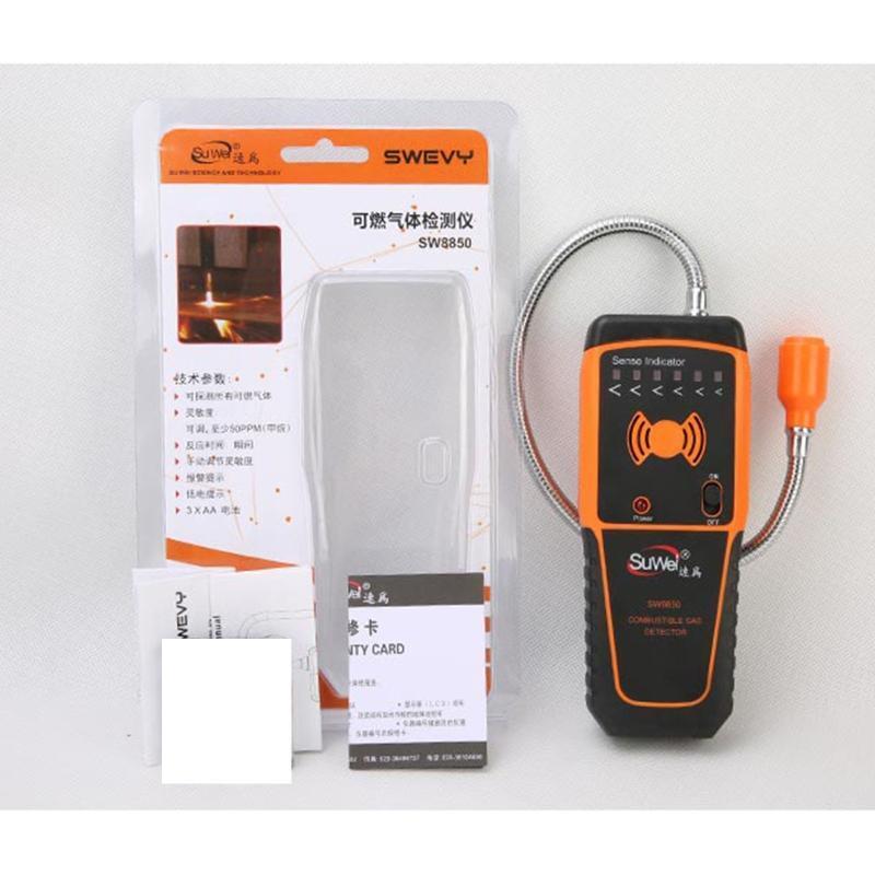Propane & Natural Gas Leak Detector Portable Combustible Gases Methane Detect