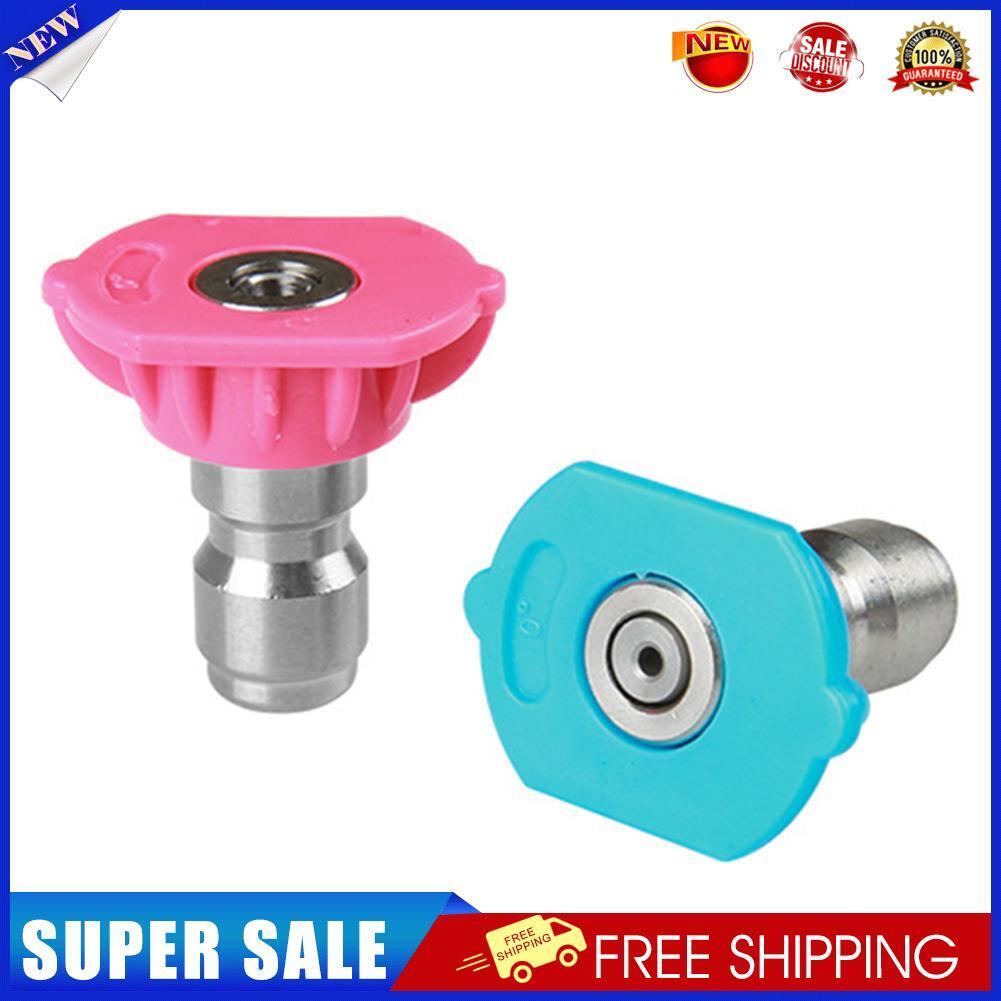 2pcs Second Story Pressure Washer Nozzle Tips 1/4 inch Quick Connect 4000PS