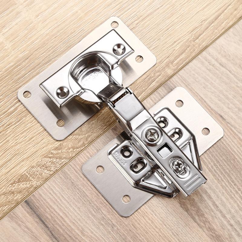Hinge Repair Plate Rust Resistant Steel Home Improvement Furniture Repair Tool