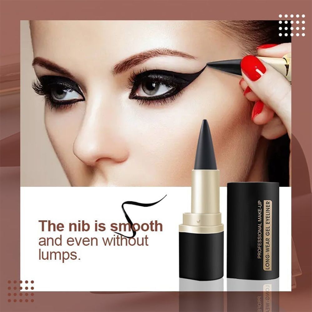 Single Tip Eyeliner Natural Intense Matte Quick-Dry Solid Eyeliner Pencil