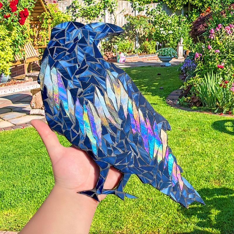 Northern Lights Raven Window Hangings Wall Hanging Ornament Raven Window Decor