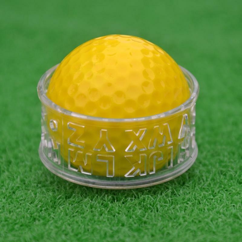 Letter Pattern Golf Ball Liner Marker Template Drawing Alignment Tool Gadget