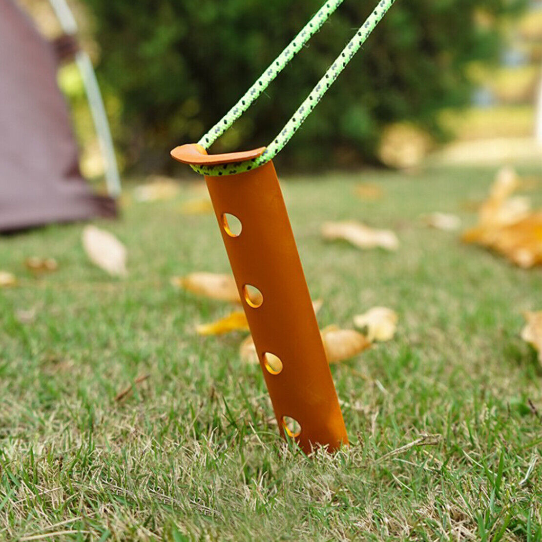 5Pcs U-shape Aluminium Alloy Outdoor Camping Snow Sand Tent Peg Stakes Survival