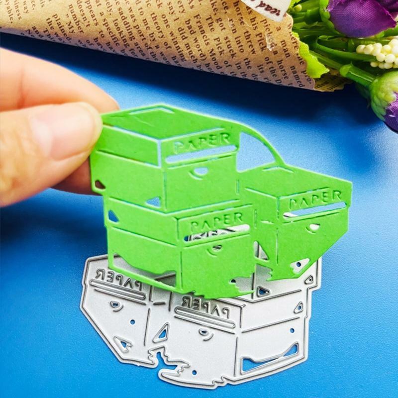 Paper File Storage Box Metal Cutting Dies Embossing Stencil DIY Album Template