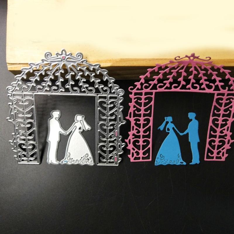 Wedding Metal Cutting Dies Stencil DIY Scrapbook Album Paper Card Template Mold