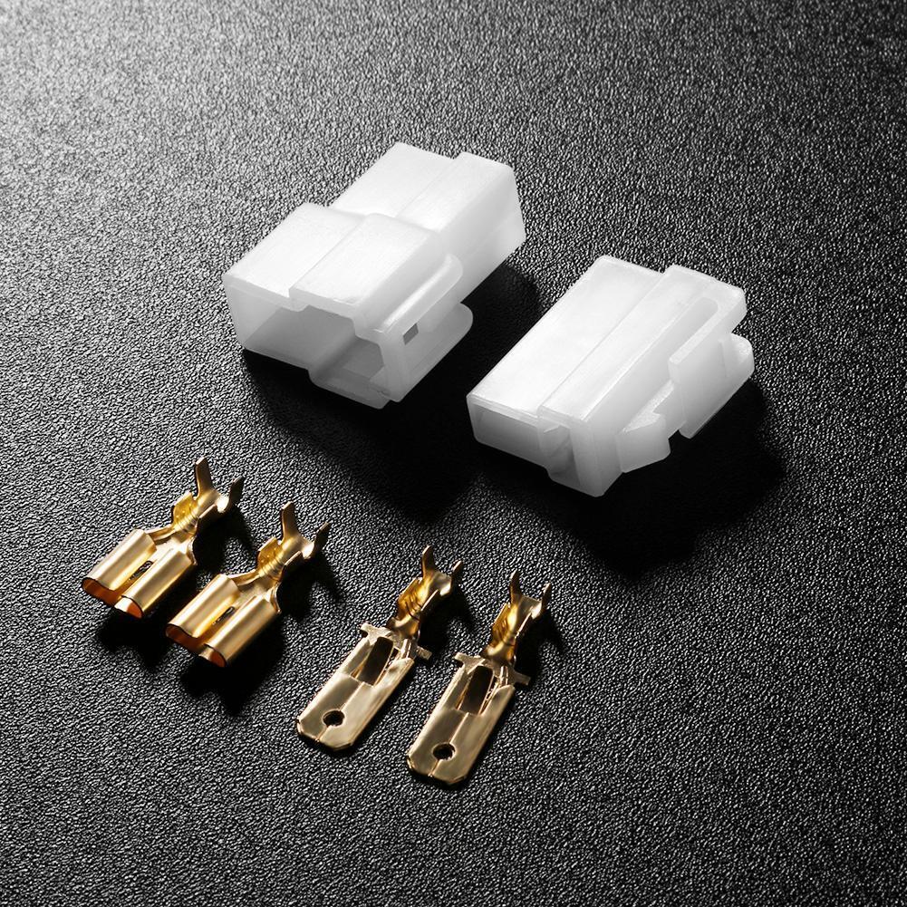 T-Type 2 Pin DC Power Connector Plug for VHF/UHF Kenwood Yaesu Icom Radio