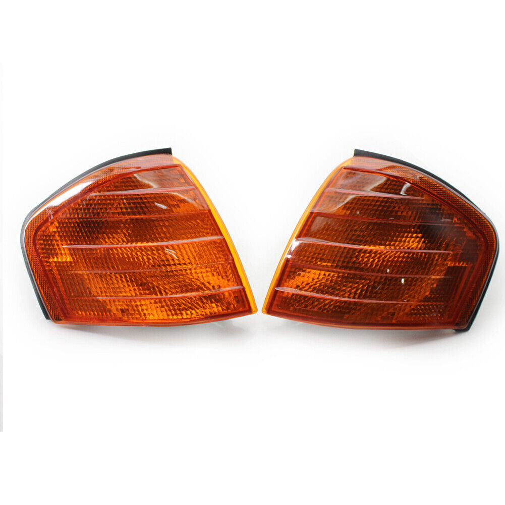1 Pair Car Front Turn Signal Light for Mercedes Benz Class C Replace Lamp