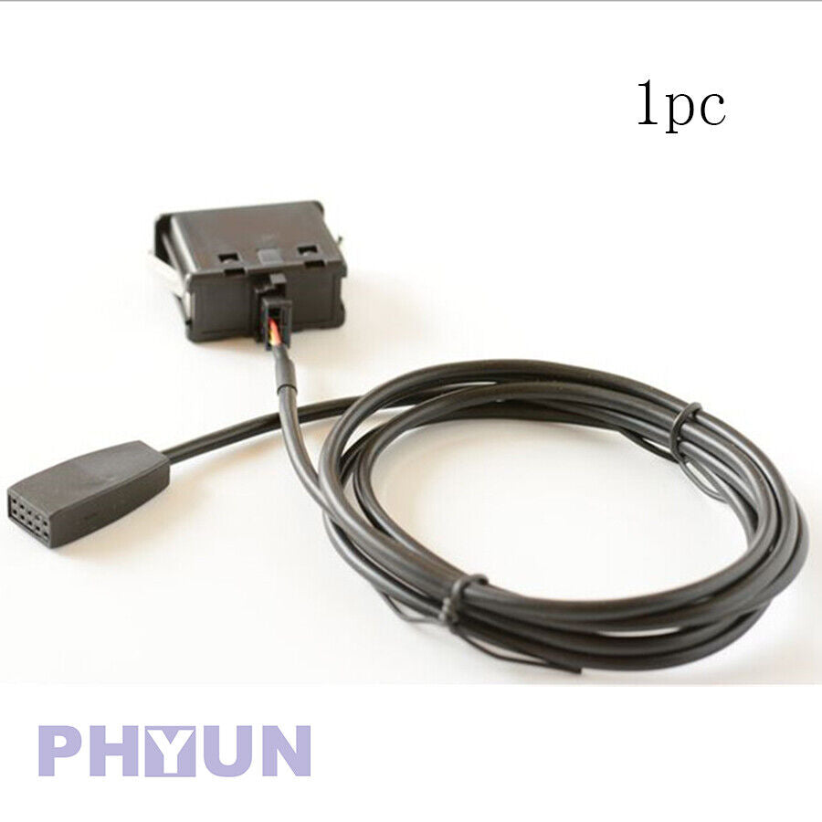 1pc Car AUX-in AUX 3.5MM Jack Female Extend Cable Adapter For BMW E46 2002-2006