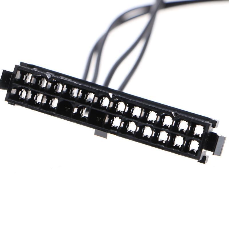 24 Pin 20+4P 3-Way Multiple PSU A TX Power Supply Adapter Cable For Mining Miner