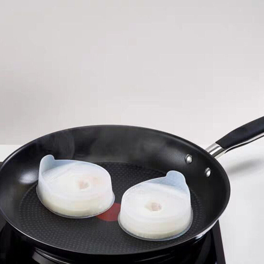 Nonstick Pan Silicone   Omelette Frying Egg Mould   Shape