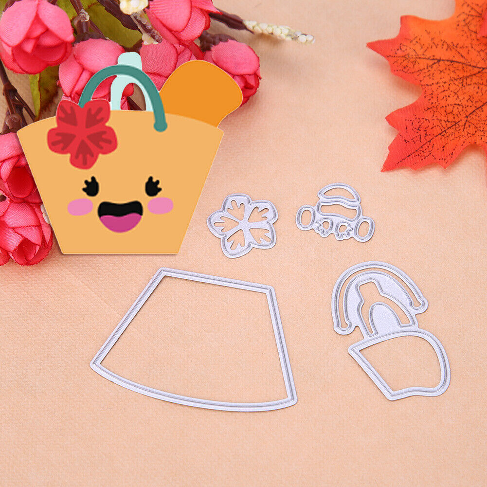 4pcs Beach Tool Metal Cutting Die Stencil Embossing Decorative Paper Craft-