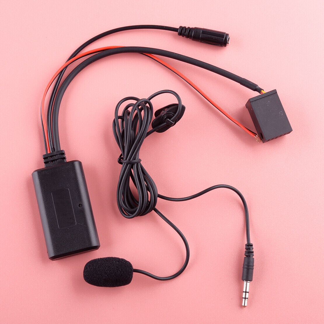 Wireless Bluetooth AUX Audio Stereo Music Adapter Mic Fit For Ford Mondeo Focus