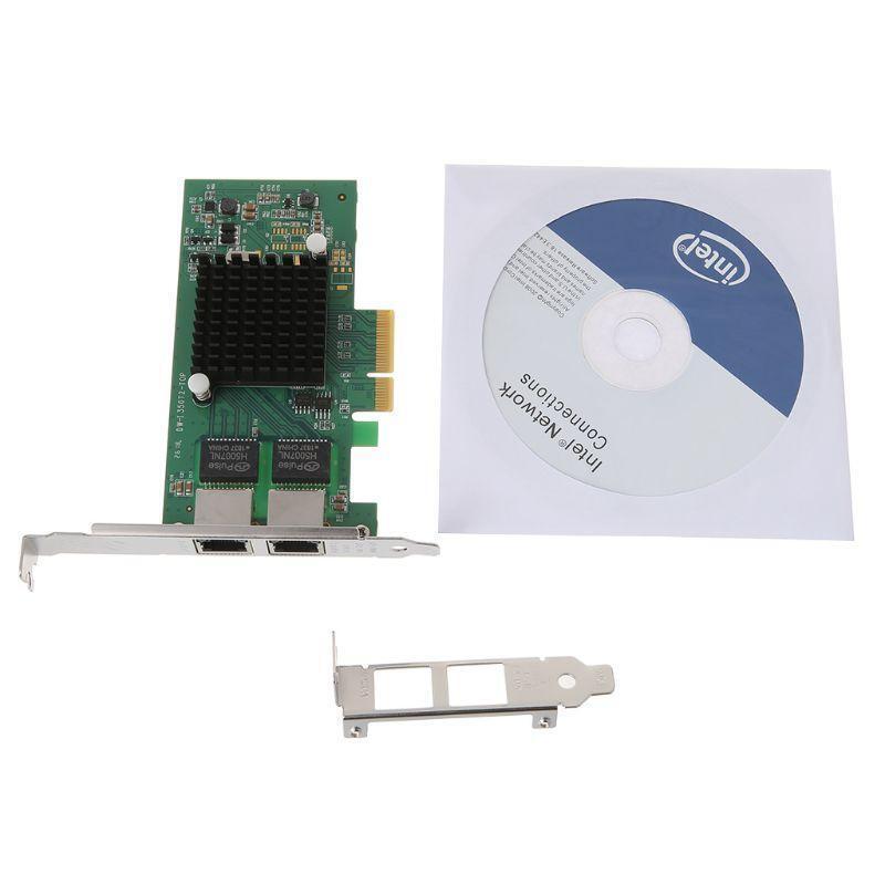 Intel I350-T2-QY PCI-E 4X Server Dual RJ45 Port Gigabit Ethernet LAN Intel 1G