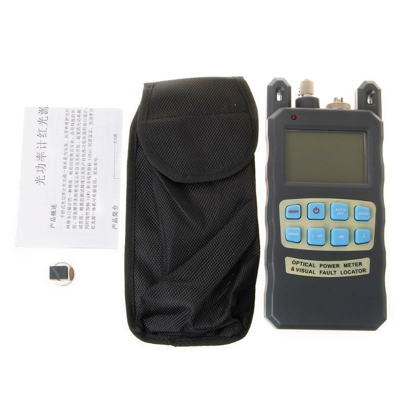 All-In-One Fiber Optical Power Meter 10mw 10km Cable Tester Visual Fault Locator