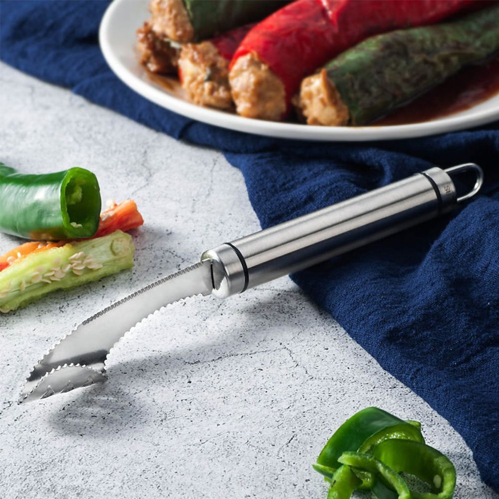 Pepper To Core Household Core Remover Vegetable Slicer Deseeder Tool Cut Pepper