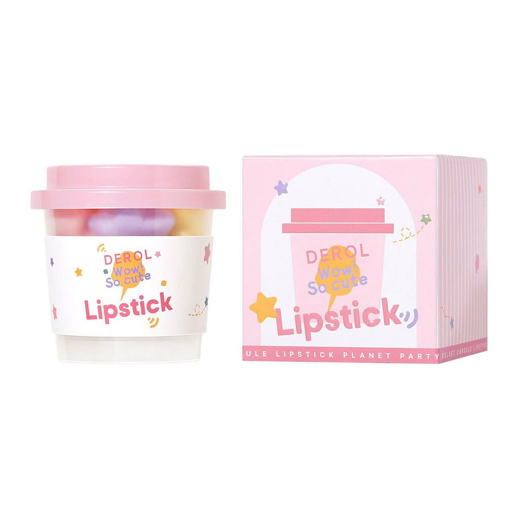Capsule Lipstick Set Cute Waterproof Lip Stick Lip Tint for Cosmetics Girls