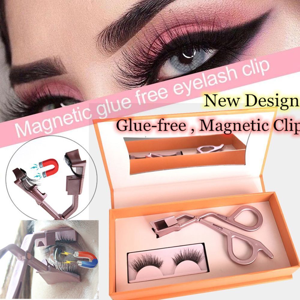 Magnetic Eyelashes No Glue Needed Eyelashes Magnetic Eyelashs Clip Dual Magnets