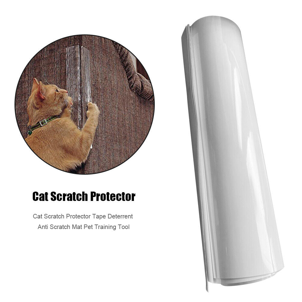 Cat Scratch Protector Tape Deterrent Anti Scratch Mat Pet Supply (47x15cm)