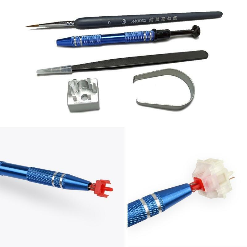 5 Pcs Keyboard Lube Switch Puller Kits Switch Opener Lubrication Kit Anti-static
