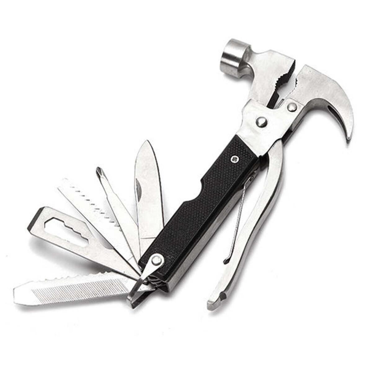 Multi Purpose  Hammer Survival Emergency with Pliers Set Cutter