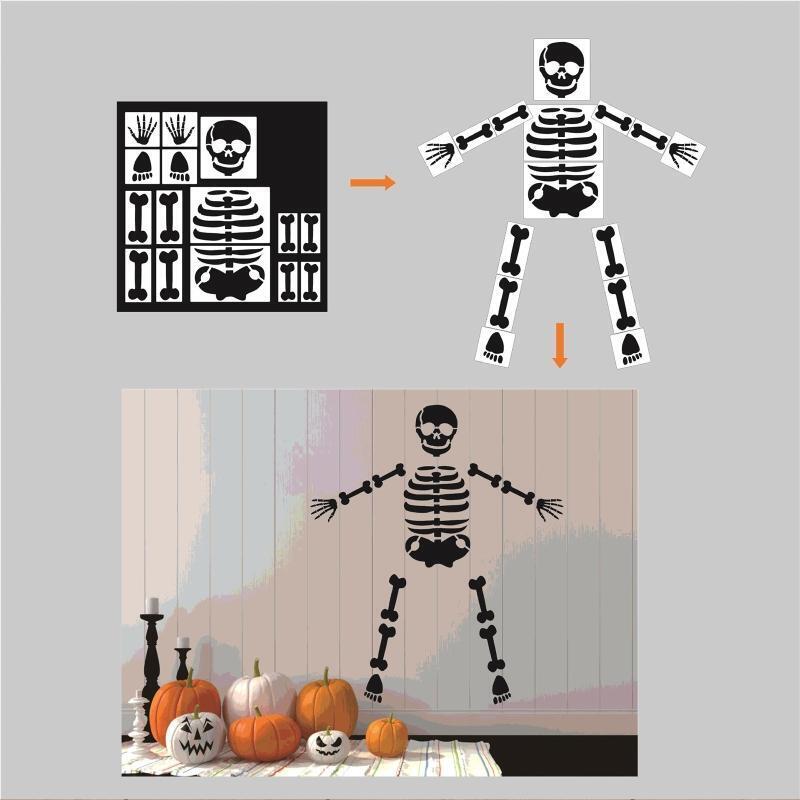 Halloween Plastic Painting Template Set Painting on Wood Wall Festival Card