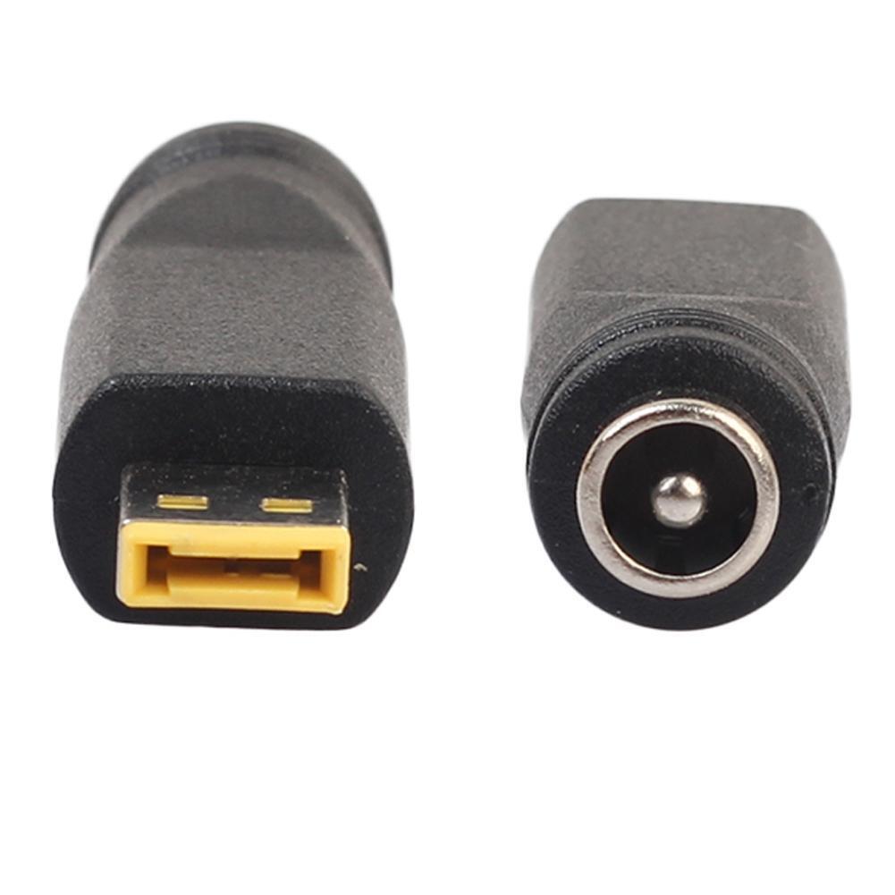 5.5x2.1mm Female to Square Plug Converter for Lenovo ThinkPad 10 Helix 2