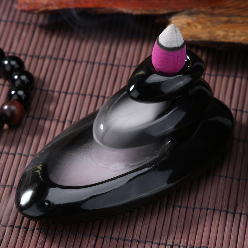 Monk Small Buddha Censer Backflow Incense Holder Incense Burner Home Decor