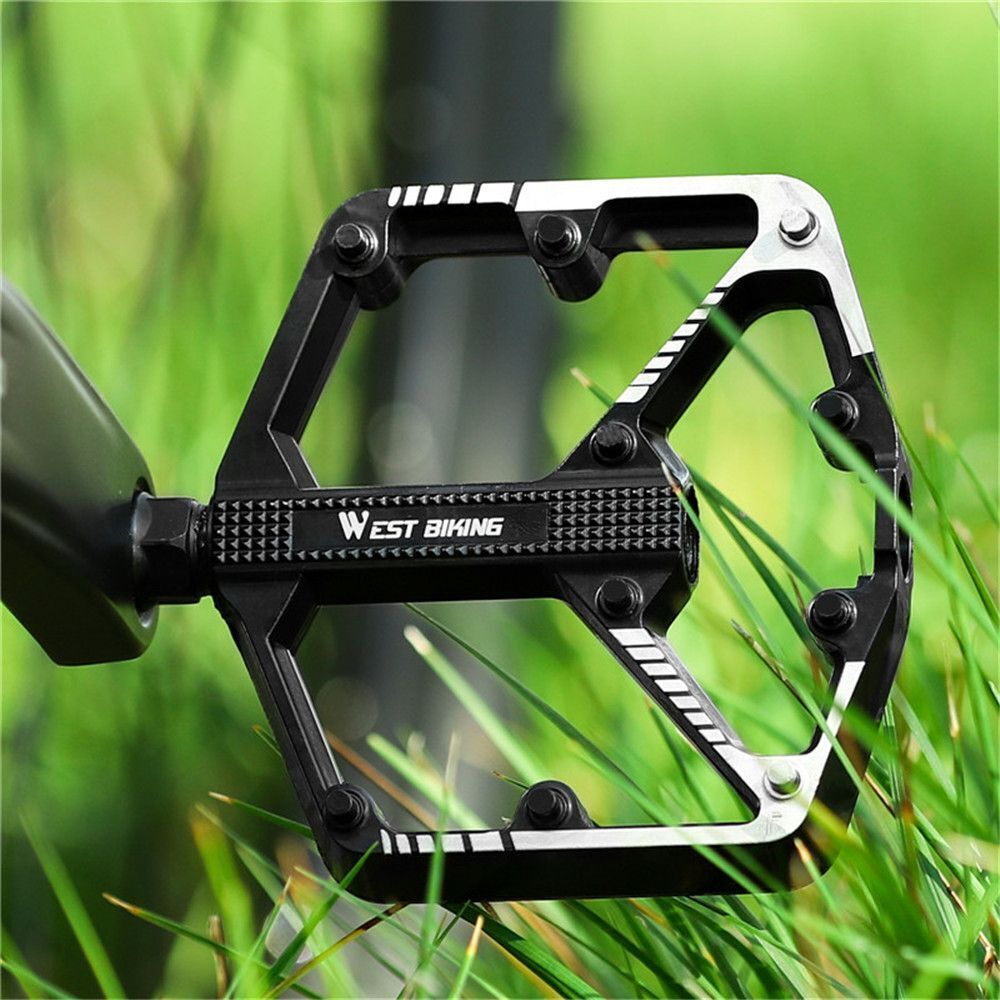 Ball Bearing Bicycle Pedals MTB Pedal Flat Platform Pedaling Road Bike Parts