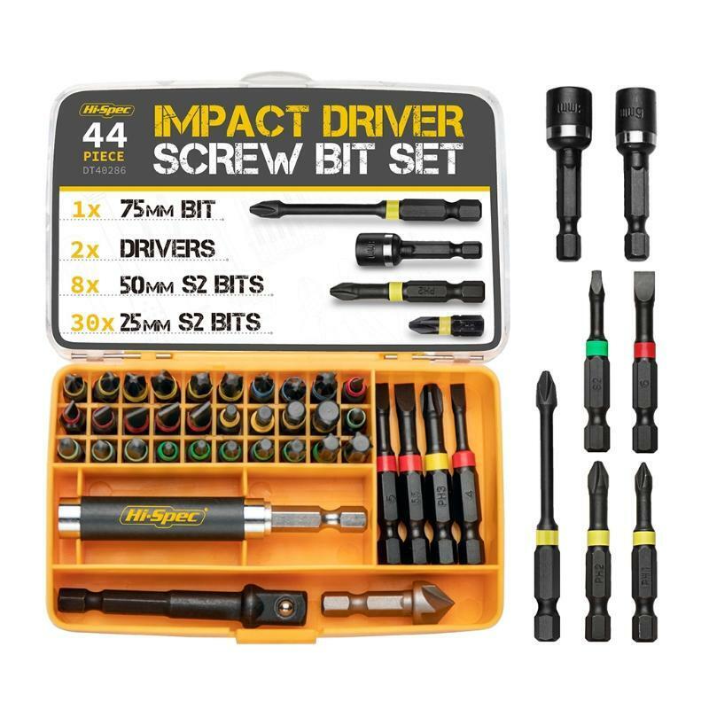 44 Pcs 6/8mm 3/8 inch Electric Screwdriver Sets Magnetic Drill Screwdriver Bits