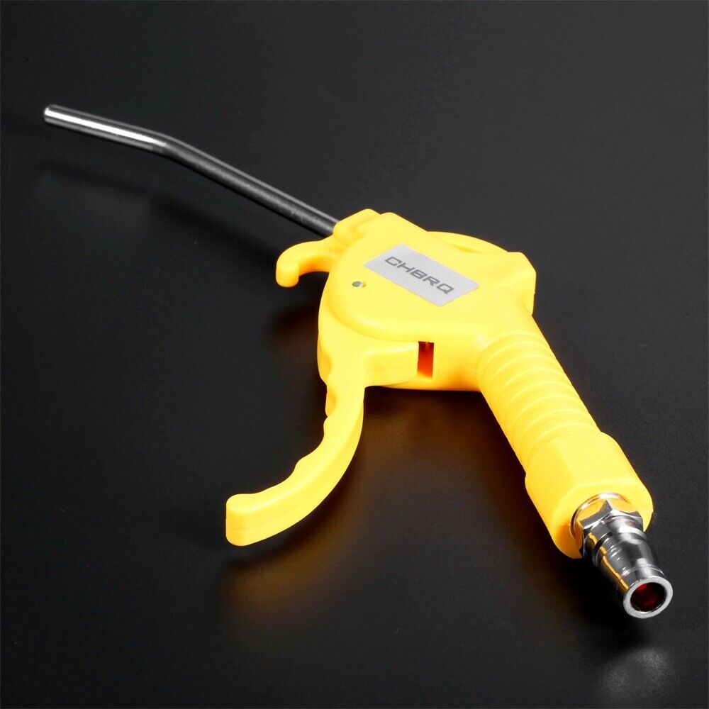 Yellow Air Compressor Blow Air Cleaner Dust Blow Gun Air Duster Handy Tool 1pc