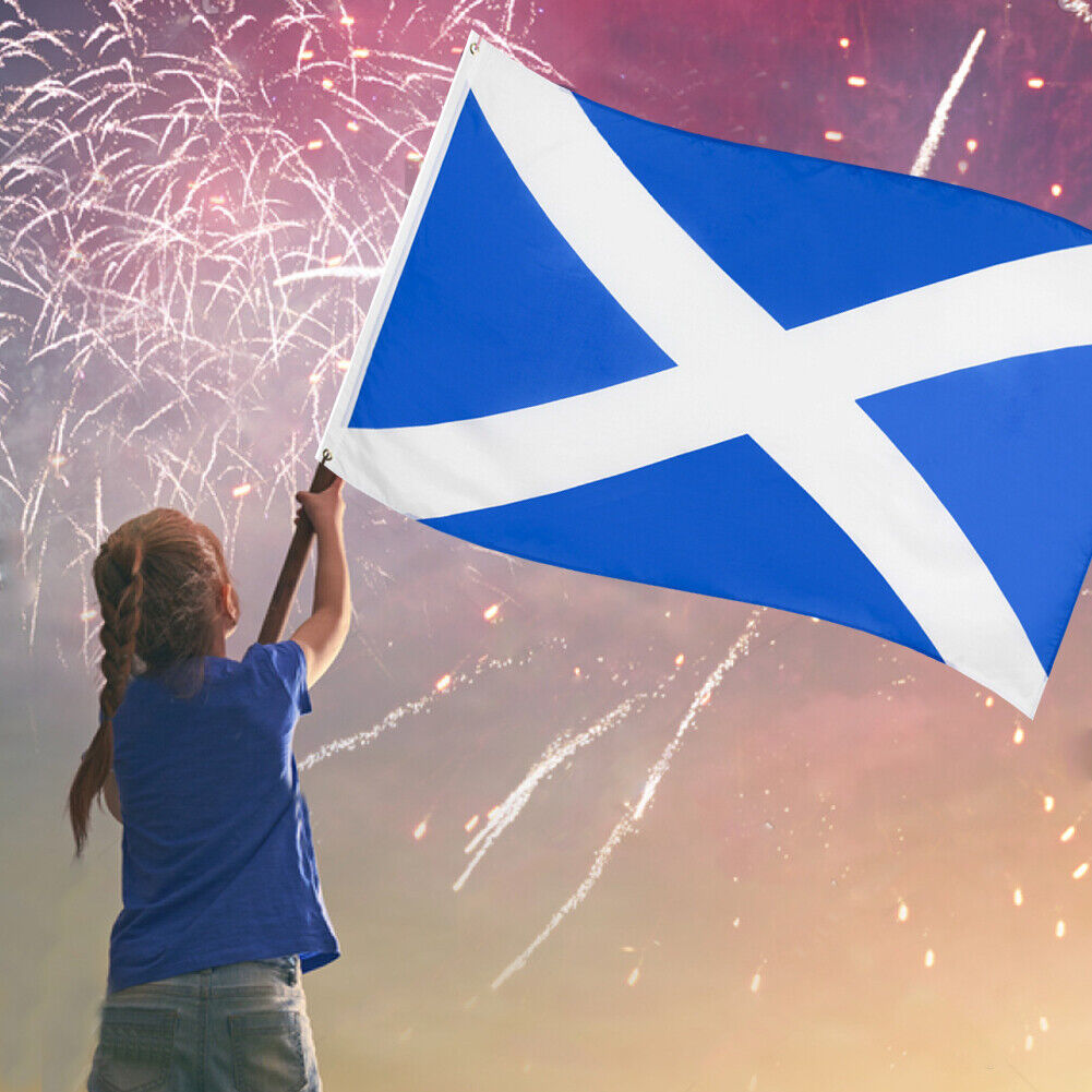90x150cm Scotland Cross Flag Soccer Fan Saint Andrew Banner Saltire Pennant