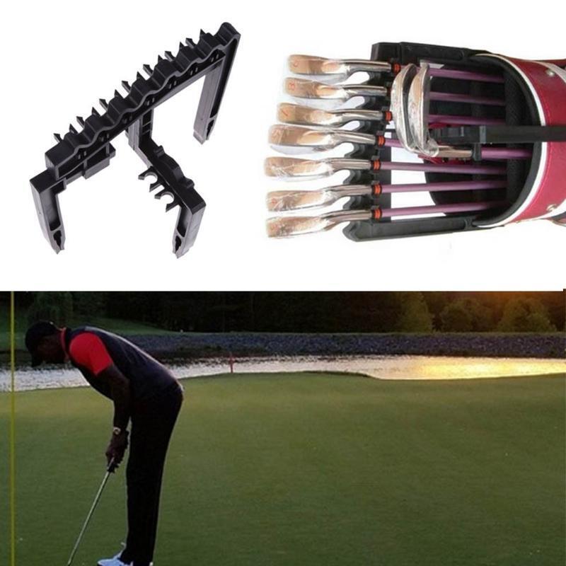 Golf Shaft Holder Touches Smoothly Store 9 Golf Shaft Protect Head and Bottom
