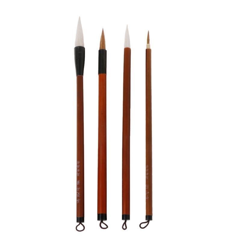 4Pcs Pro Chinese Brush Kit Beginner Calligraphy Pen Eco-friendly Hair for Kids